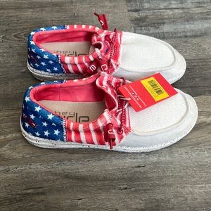 Hey Dude Red White Blue